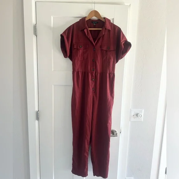 Newlook Short Sleeve Jumpsuit - Picture 5 of 11